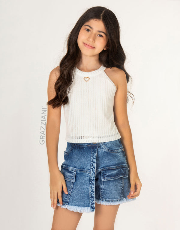 FALDA SHORT JEAN